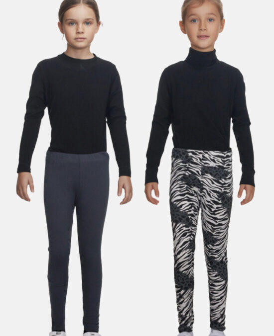 Σετ 2 κολλάν Animal print γκρι