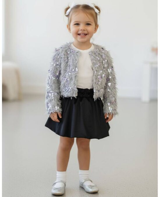 Σετ 3τεμ. Πανωφόρι φούστα και μπλούζα